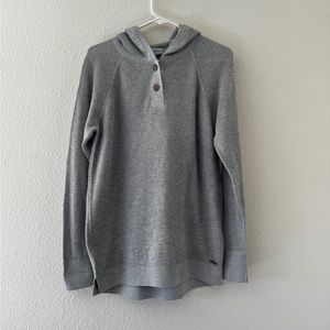 Nwt PrAna Milani Tunic 10% wool Knit Hooded Sweater Breathable XS